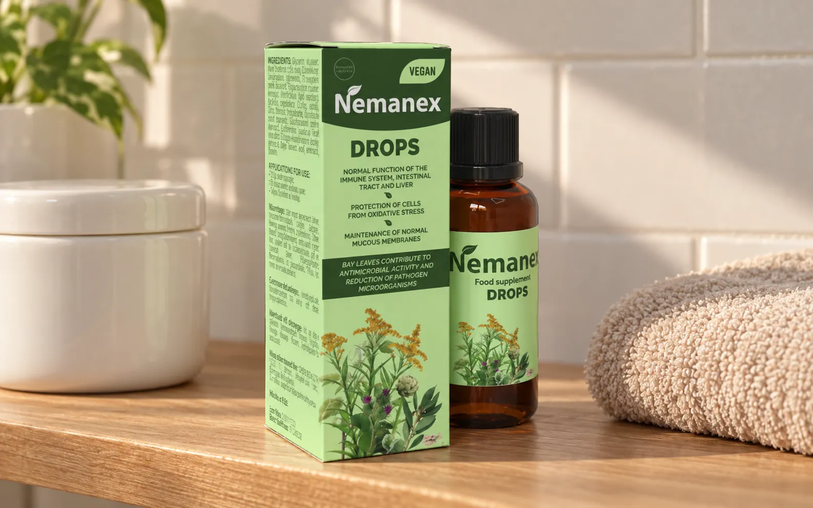 Nemanex Cystitis — le produit au quotidien