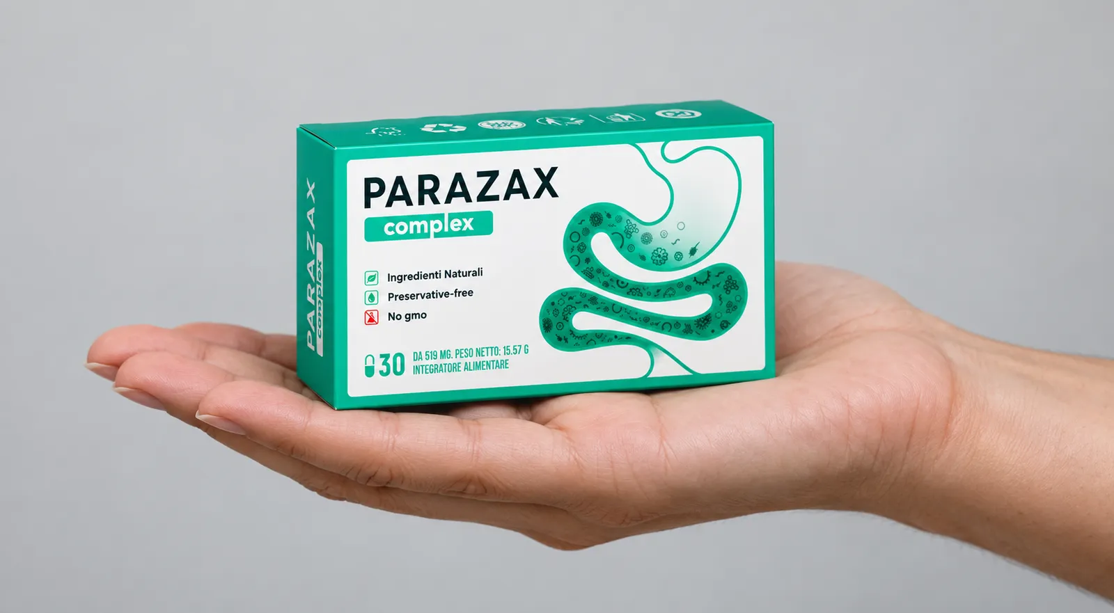 Parazax Complex — le produit en main