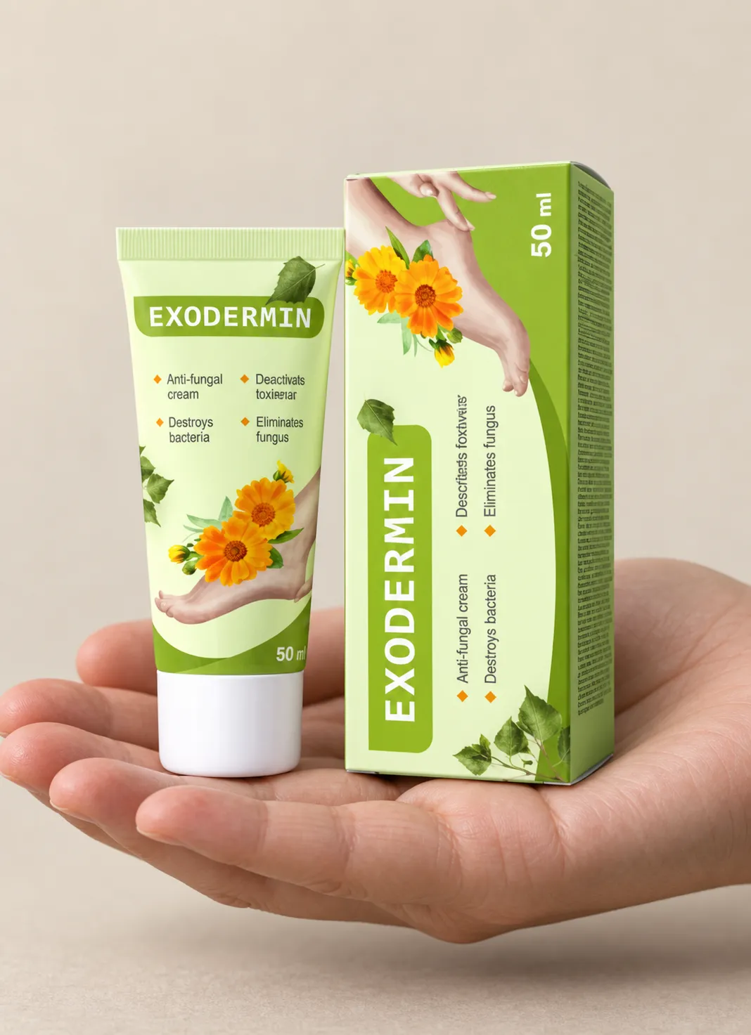 Exodermin — le produit en main