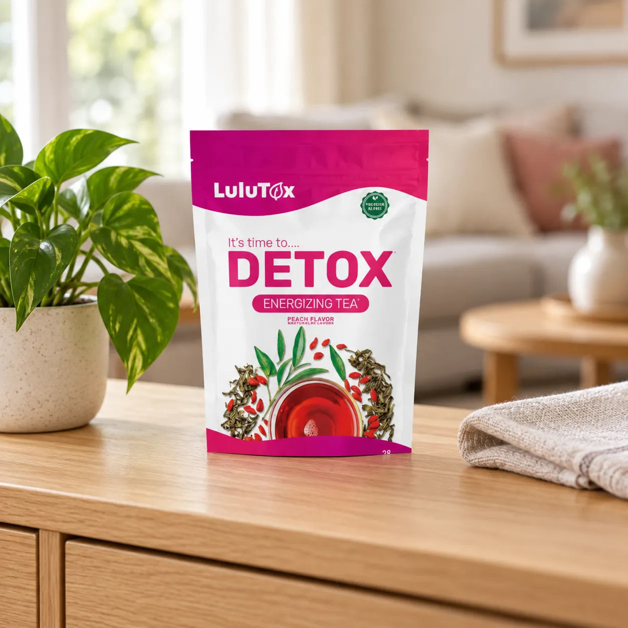 Lulutox Detox Tea HCTC — le produit au quotidien