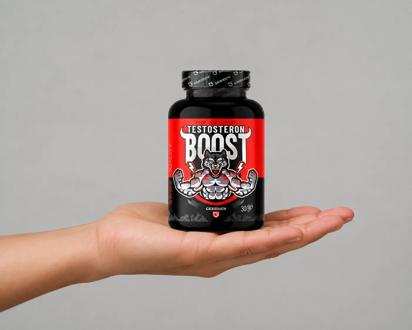 Testosteron Boost — le produit en main