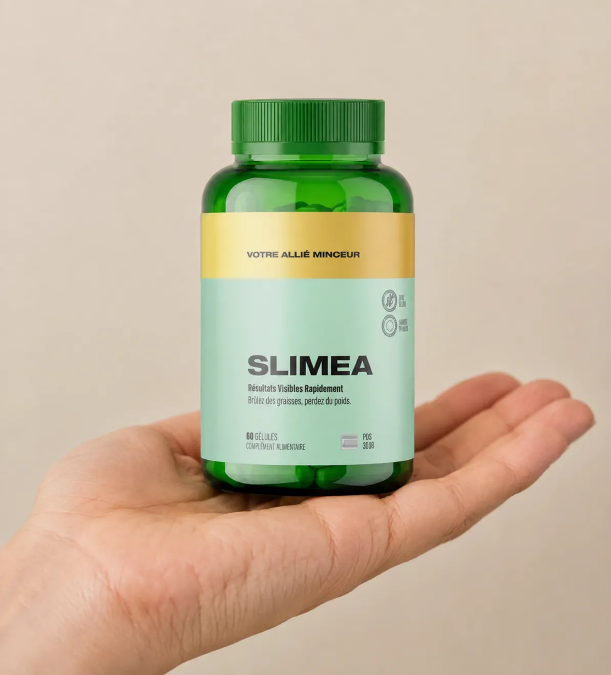 Slimea — le produit en main