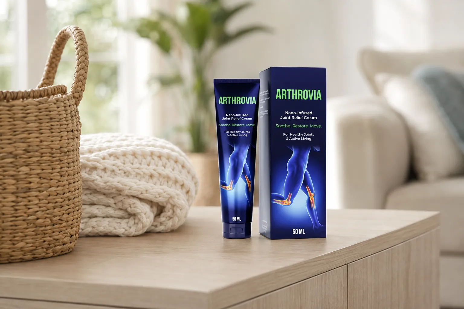 Arthrovia — le produit au quotidien