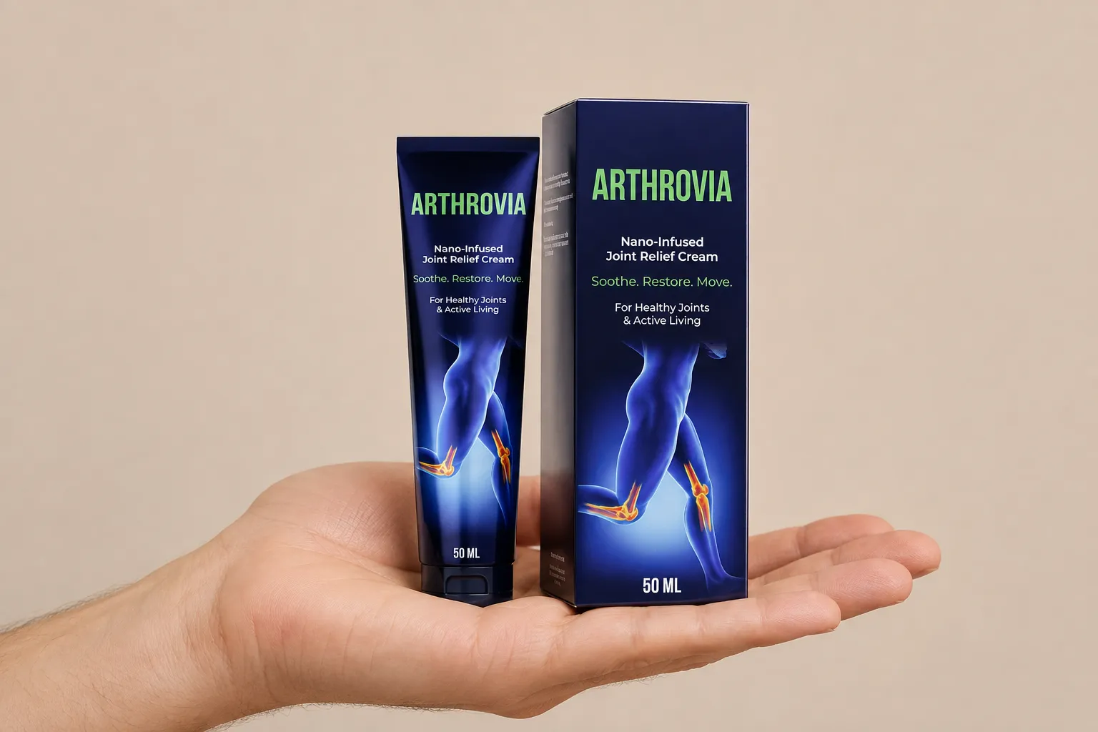 Arthrovia — le produit en main
