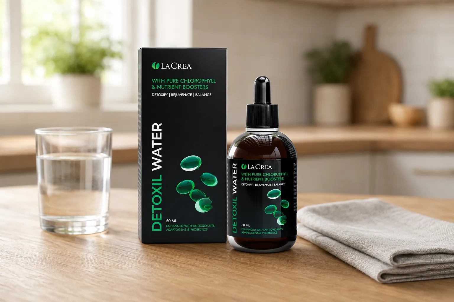 Detoxil Water gastro — le produit au quotidien