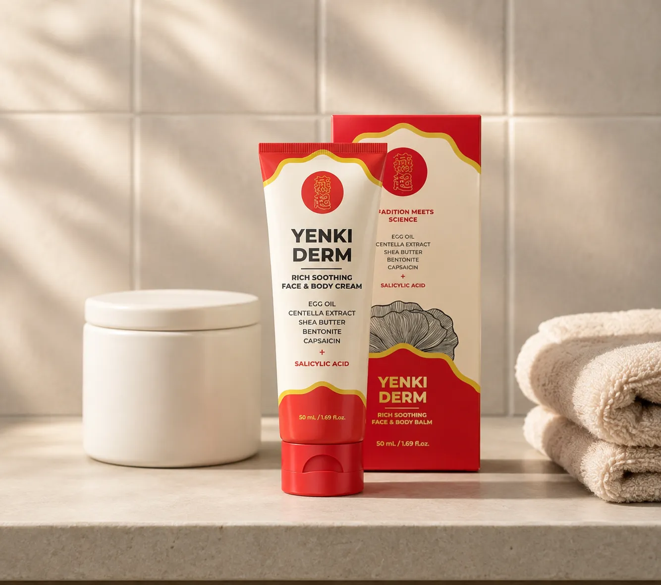 Yenki Derm — le produit au quotidien