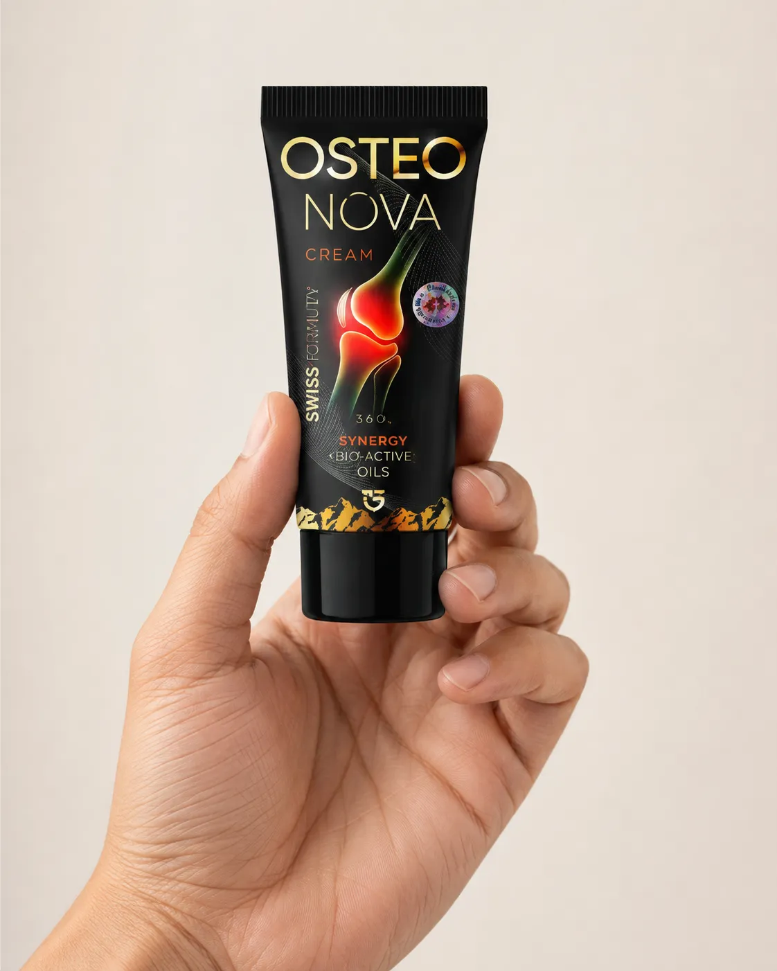 OsteoNova cream — le produit en main