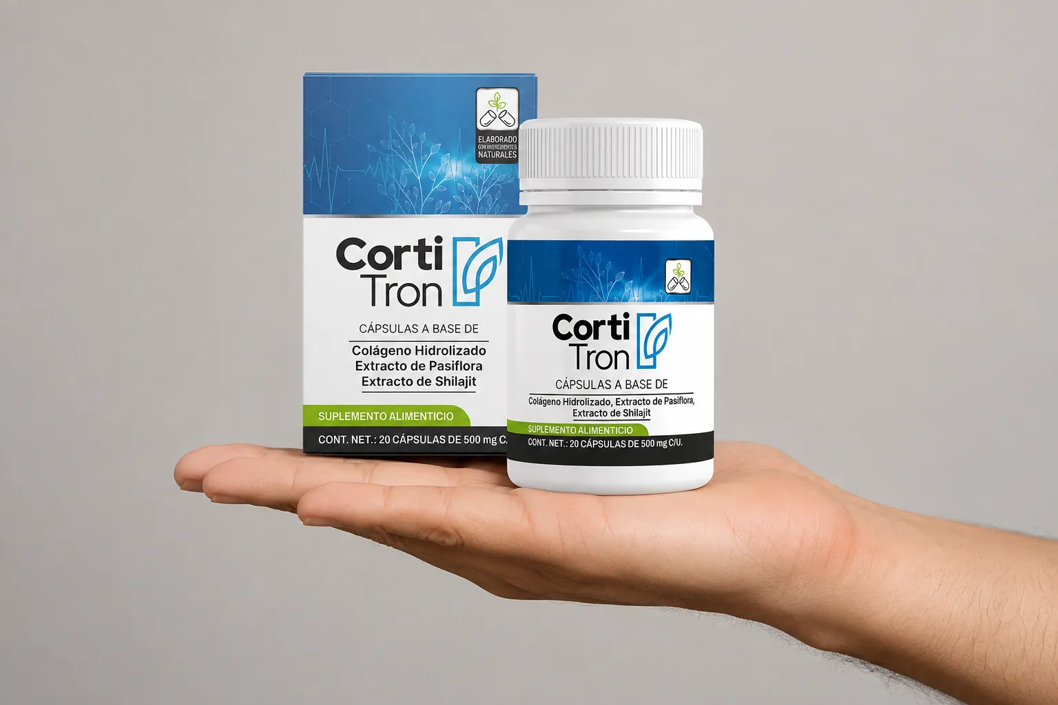 Cortitron — le produit en main
