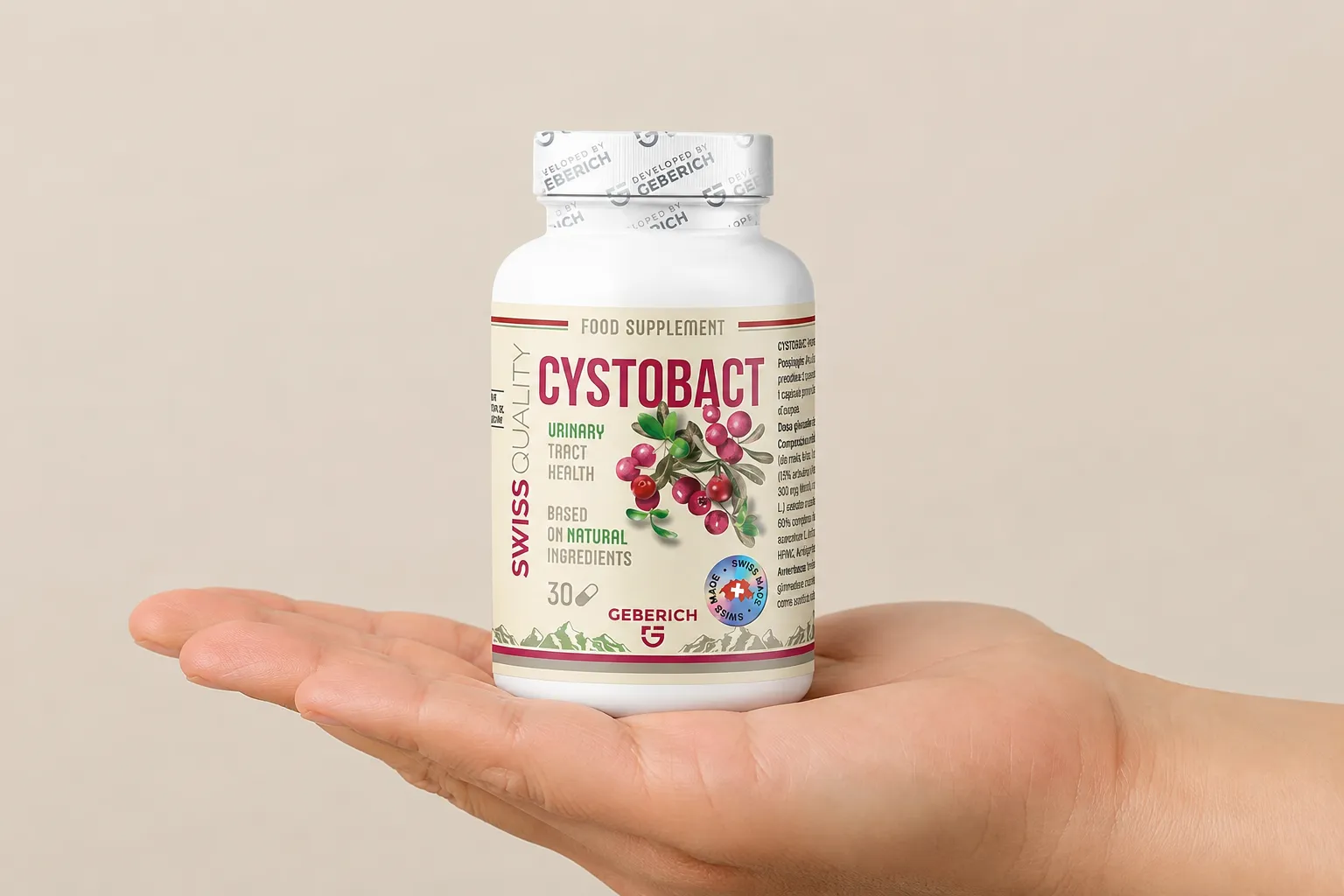 CYSTOBACT — le produit en main