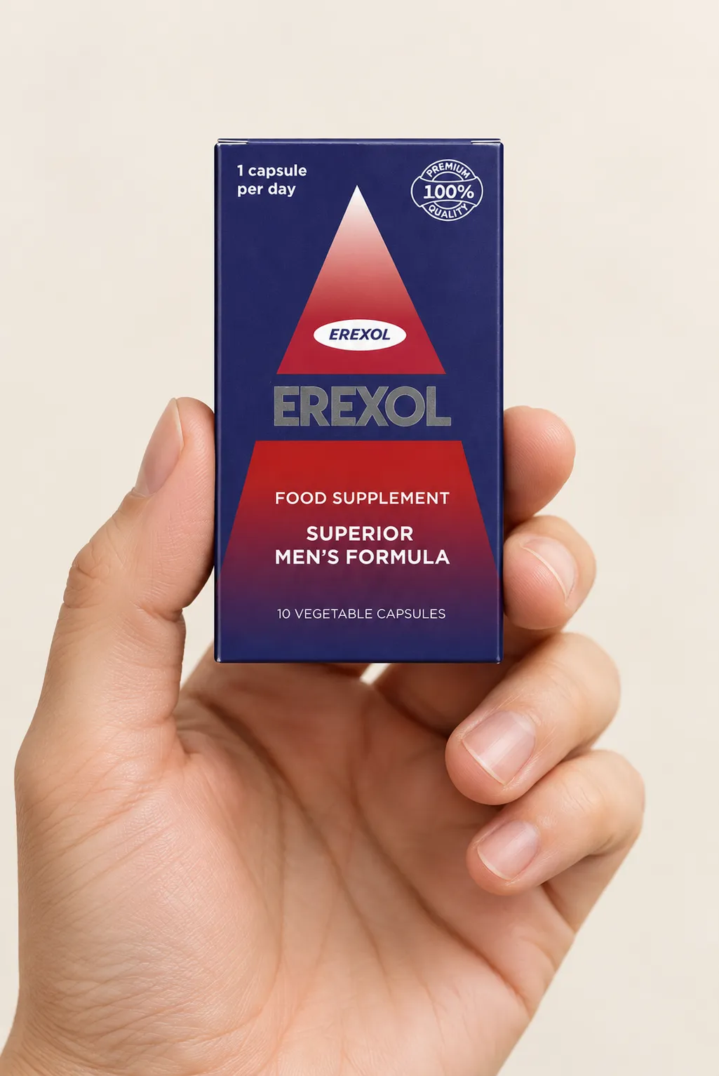 Erexol — le produit en main