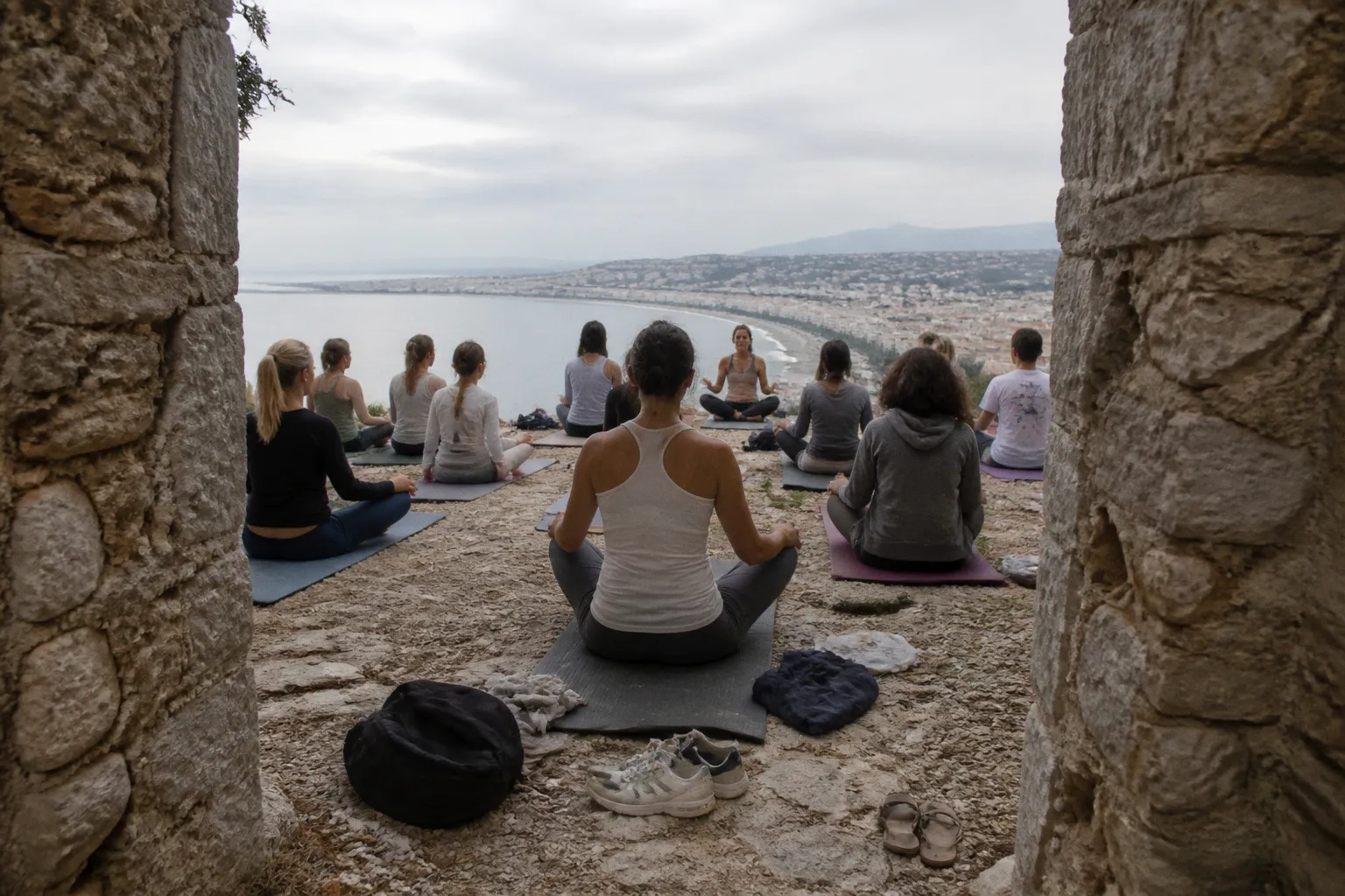 Yoga à la Colline du Château : trop touristique pour méditer ?